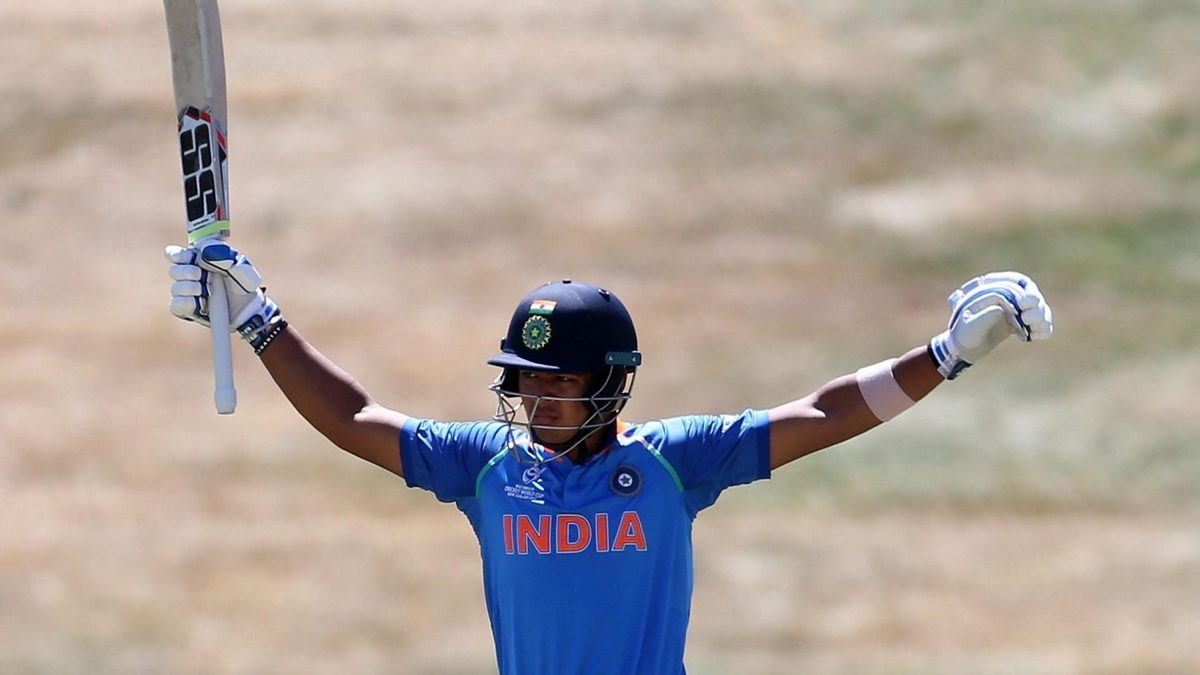 Riyan Parag during the U19 World Cup in 2018