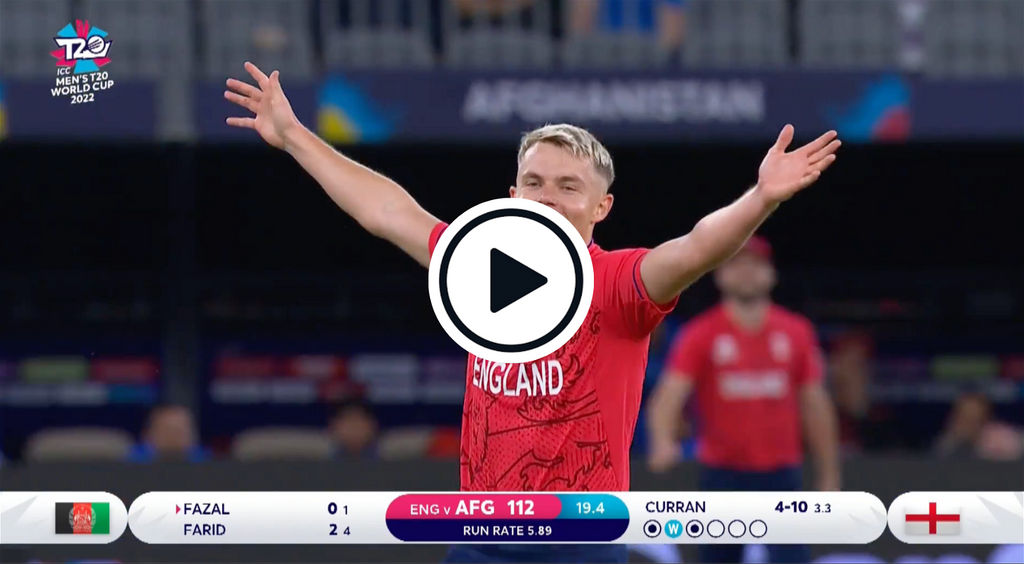 Watch: Sam Curran takes England’s best ever men’s T20I figures in opening T20 World Cup win