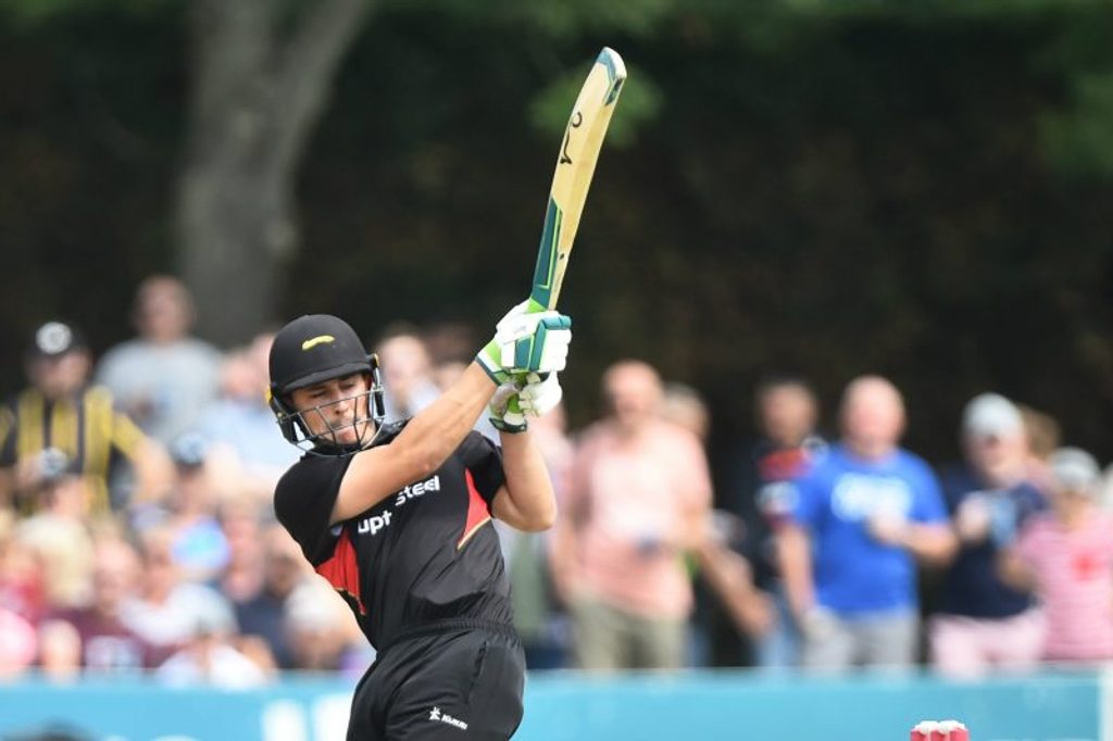 Harry Swindells made a brisk 50-ball 63 including six fours