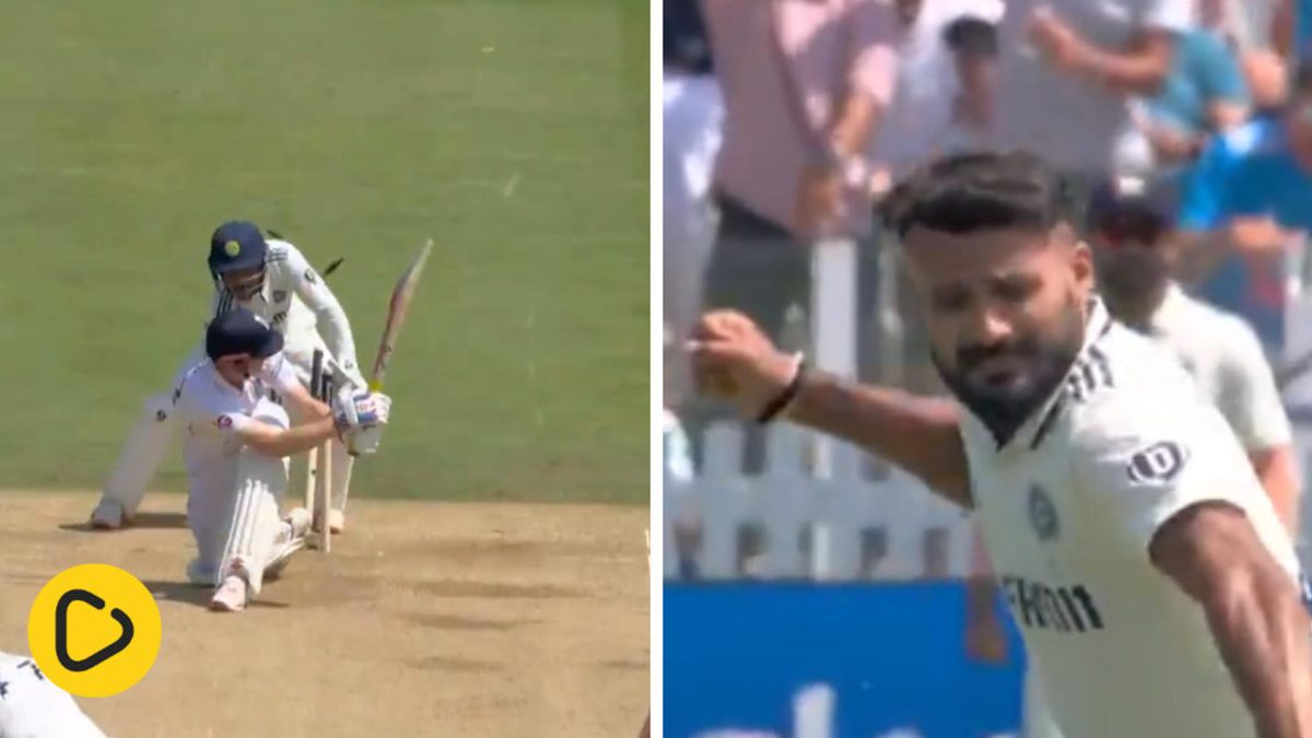 Watch: Harry Brook was bowled by Akash Deep while attempting to sweep a yorker on day four of the Lord’s Test between England and India