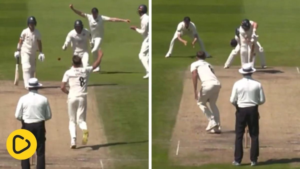 Tom Bailey takes two wickets with off-breaks