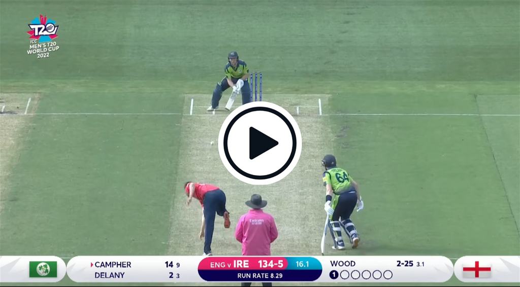 Watch: Curtis Campher audaciously scoops 92mph Mark Wood ball for four in famous Ireland win