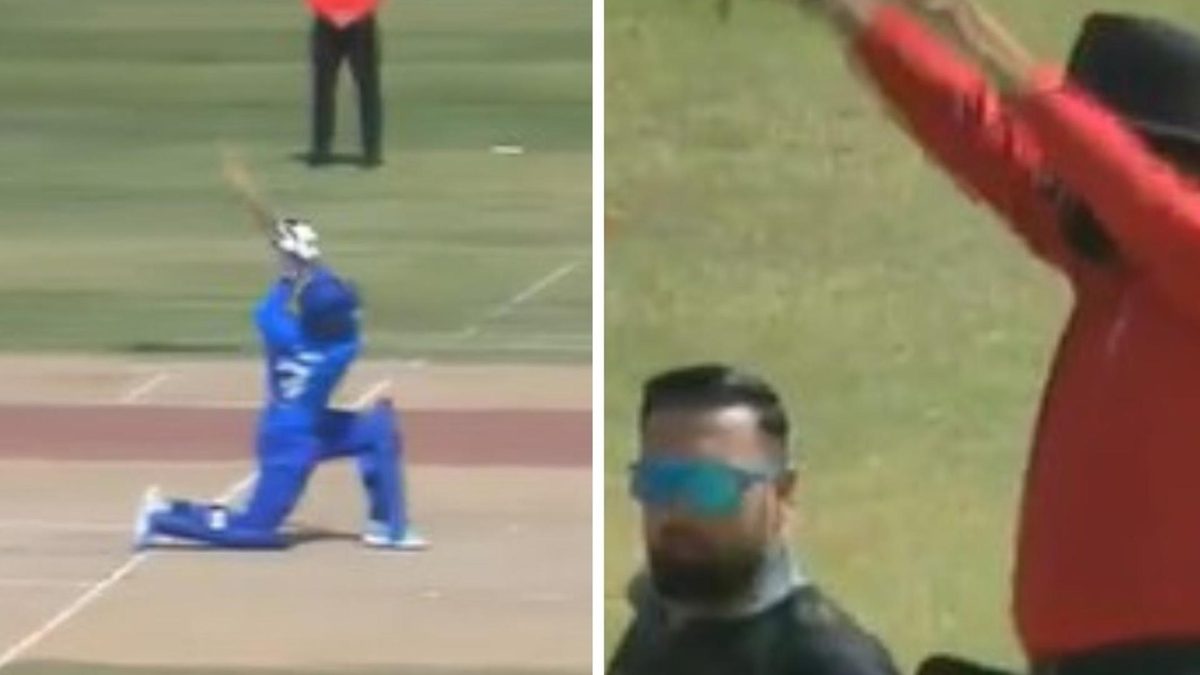 A memorable moment unfolded in the Shpageeza Cricket League when Hassan Eisakhil struck his father, Mohammad Nabi, for a six off the very first ball he faced from him