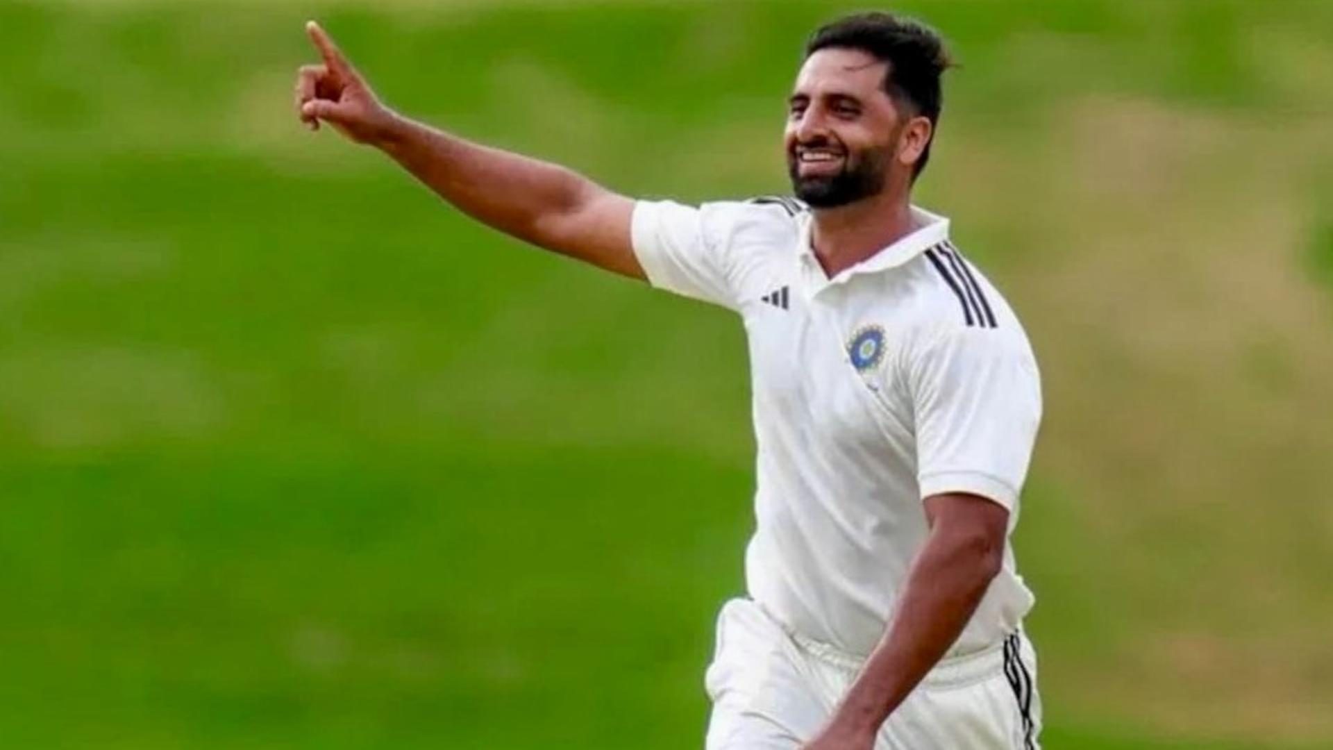 Indian Seamer yang belum bermain mengikuti perempat final 12-untuk dengan semi 9-untuk untuk membawa tim ke final Piala Ranji yang pertama