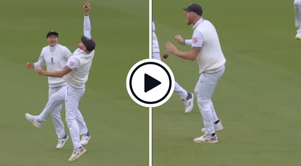 Watch: Ben Stokes drops Steve Smith at leg-slip as thigh knocks ball out of hand moments before celebration | Ashes 2023