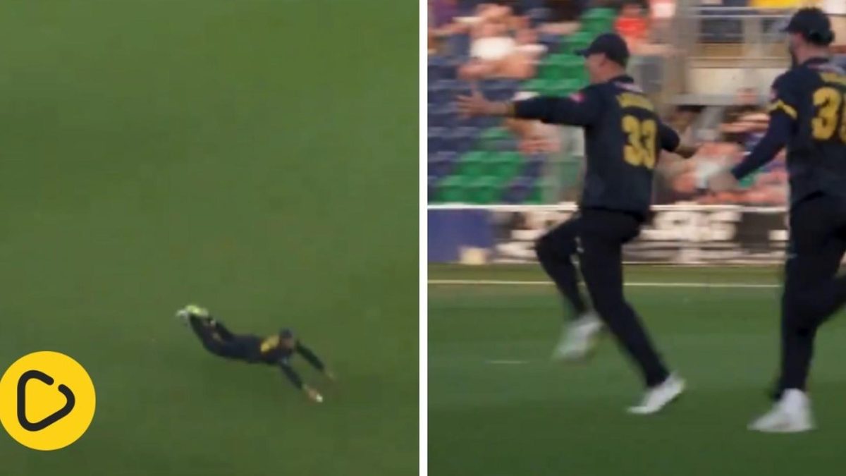 Watch: Marnus Labuschagne picked up ‘one of the greatest catches’ during his team Glamorgan’s T20 Blast clash with Gloucestershire in Cardiff on Thursday.