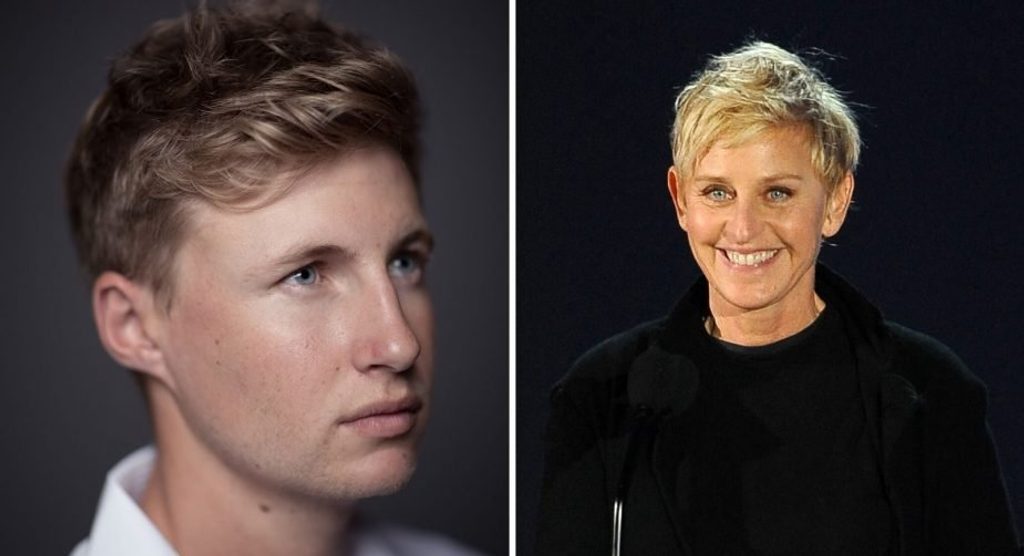 Root reveals his Ellen DeGeneres likeness made for hilarious sledges