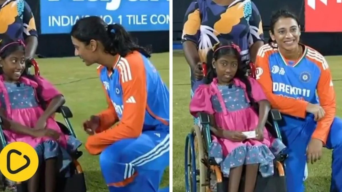 Smriti Mandhana gifts Sri Lankan fan