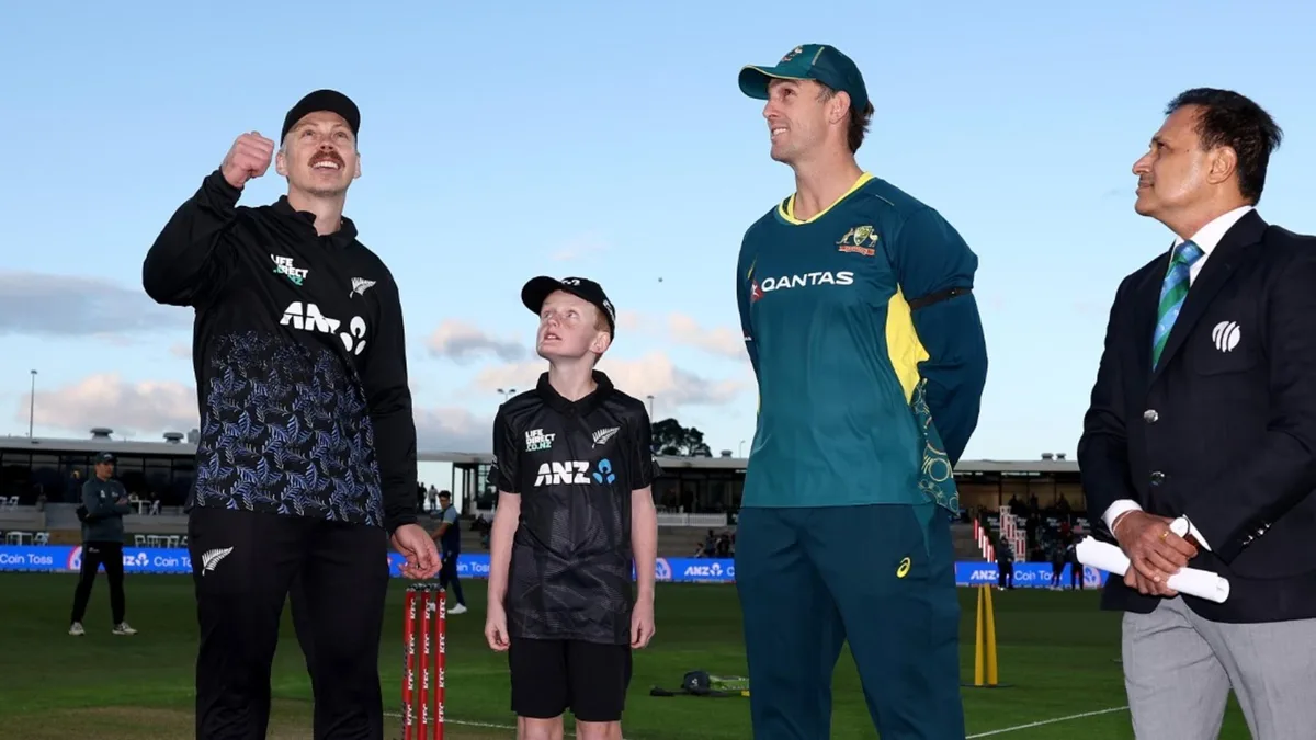 Australia's players are wearing black armbands in the first T20I against New Zealand. Here's why.