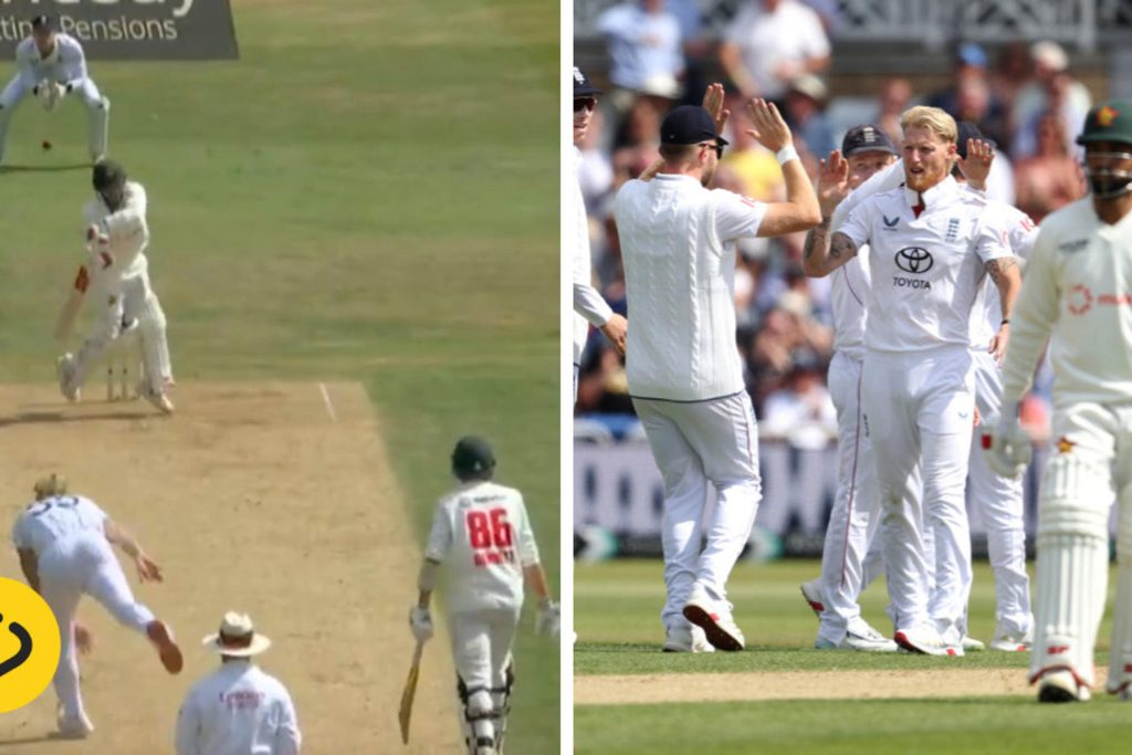 Watch: 'Absolute snorter' – Ben Stokes snares Zimbabwe veteran in double-wicket burst