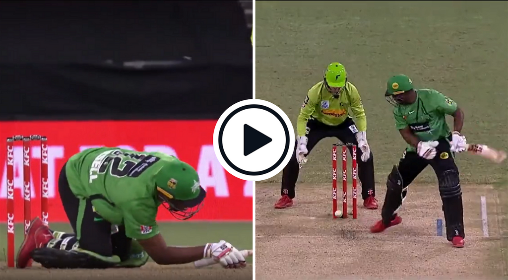 Watch: Andre Russell gets hit in box, smashes 102m six, and has incredible escape in ‘nuts’ BBL over