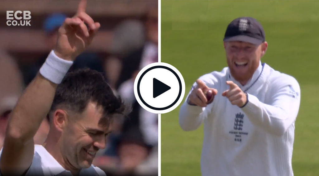 Watch: James Anderson dismisses Pat Cummins before scheduled start of play with first ball of day two
