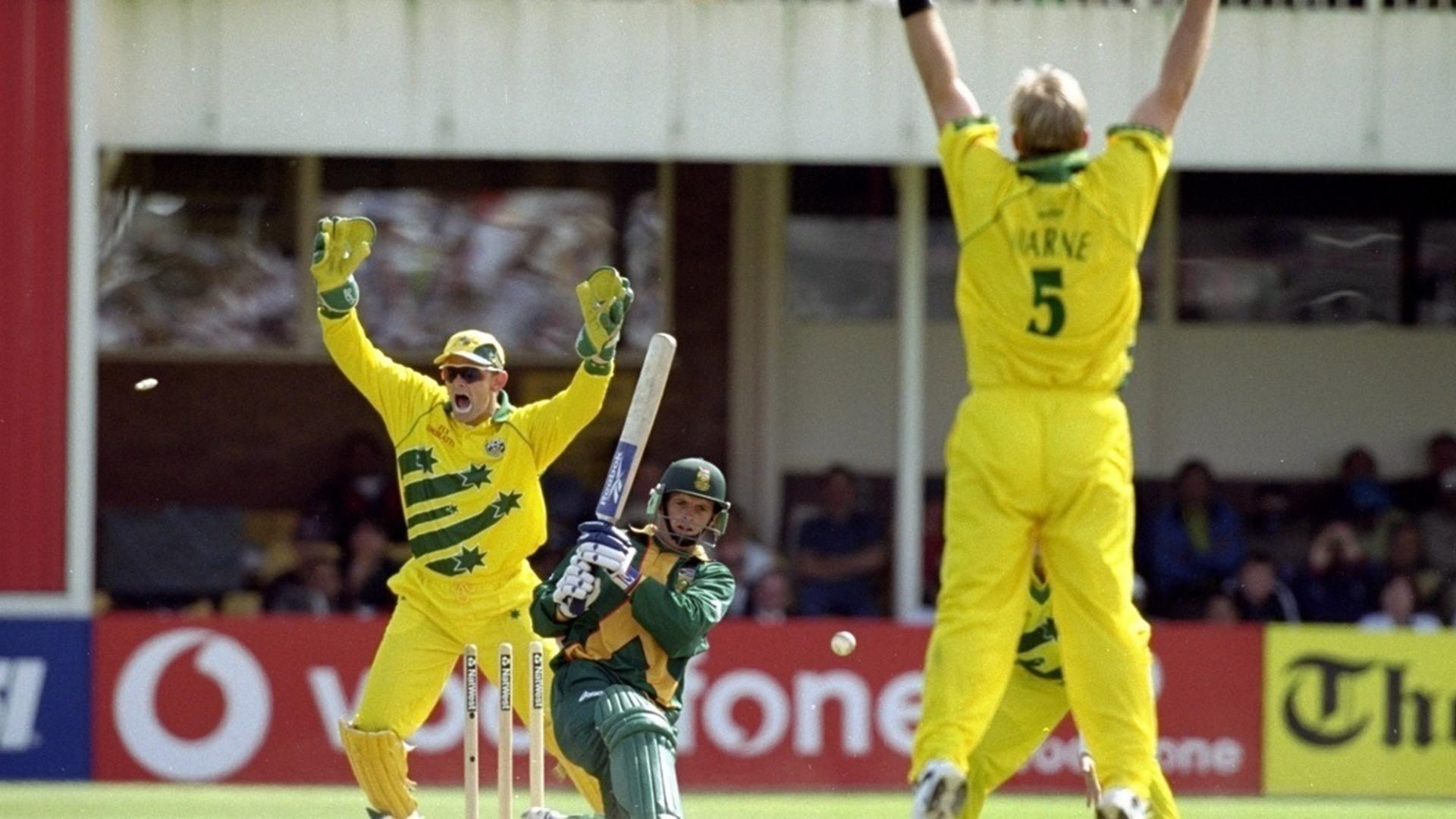 Australia-South Africa ODIs quiz: Who fielded the last ball of the 1999 World Cup semi-final and rolled it along the ground?