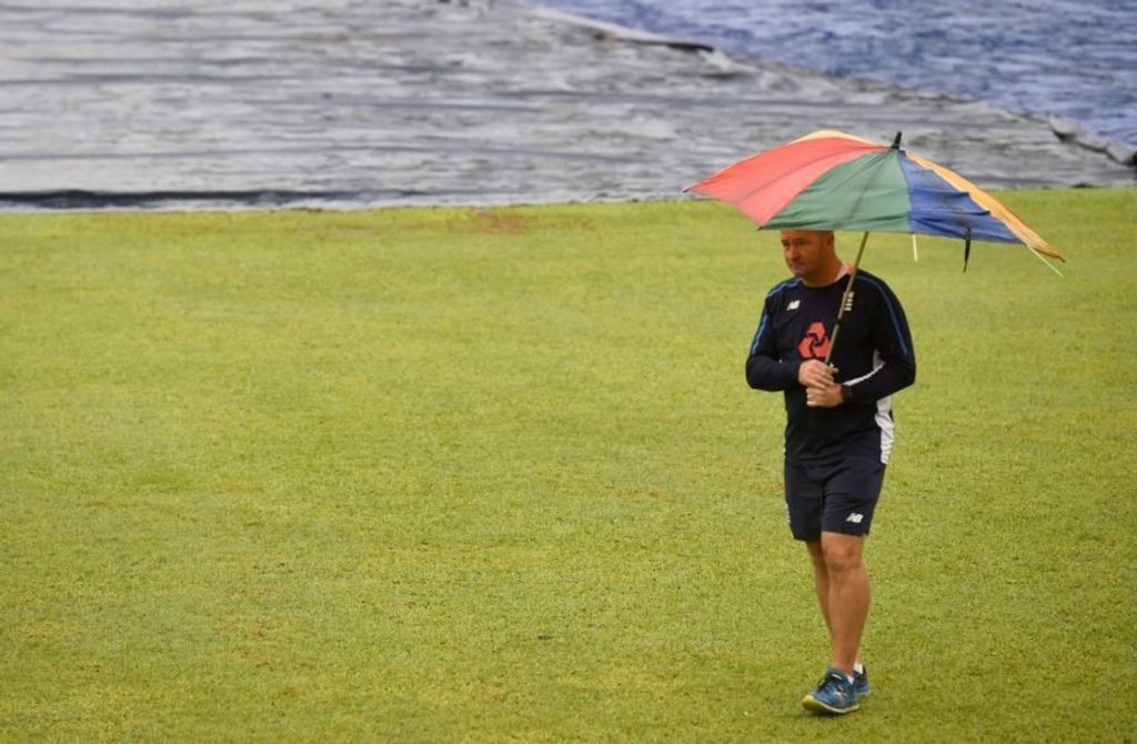Opening day of England’s final warm-up match washed out