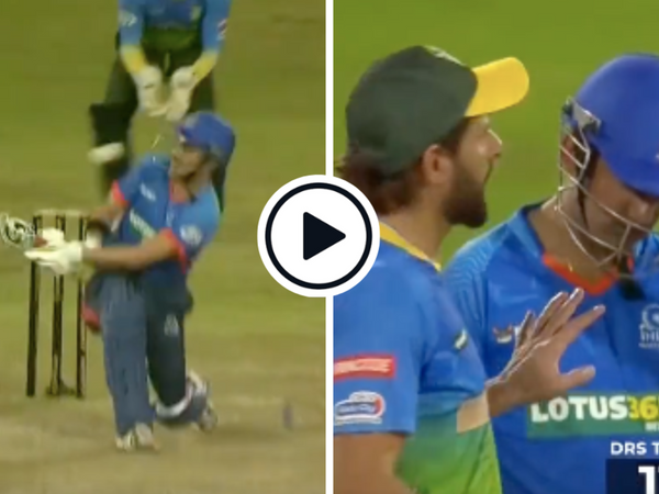 watch-shahid-afridi-gautam-gambhir-helmet-hit-legends-league-cricket.Click to read full article.