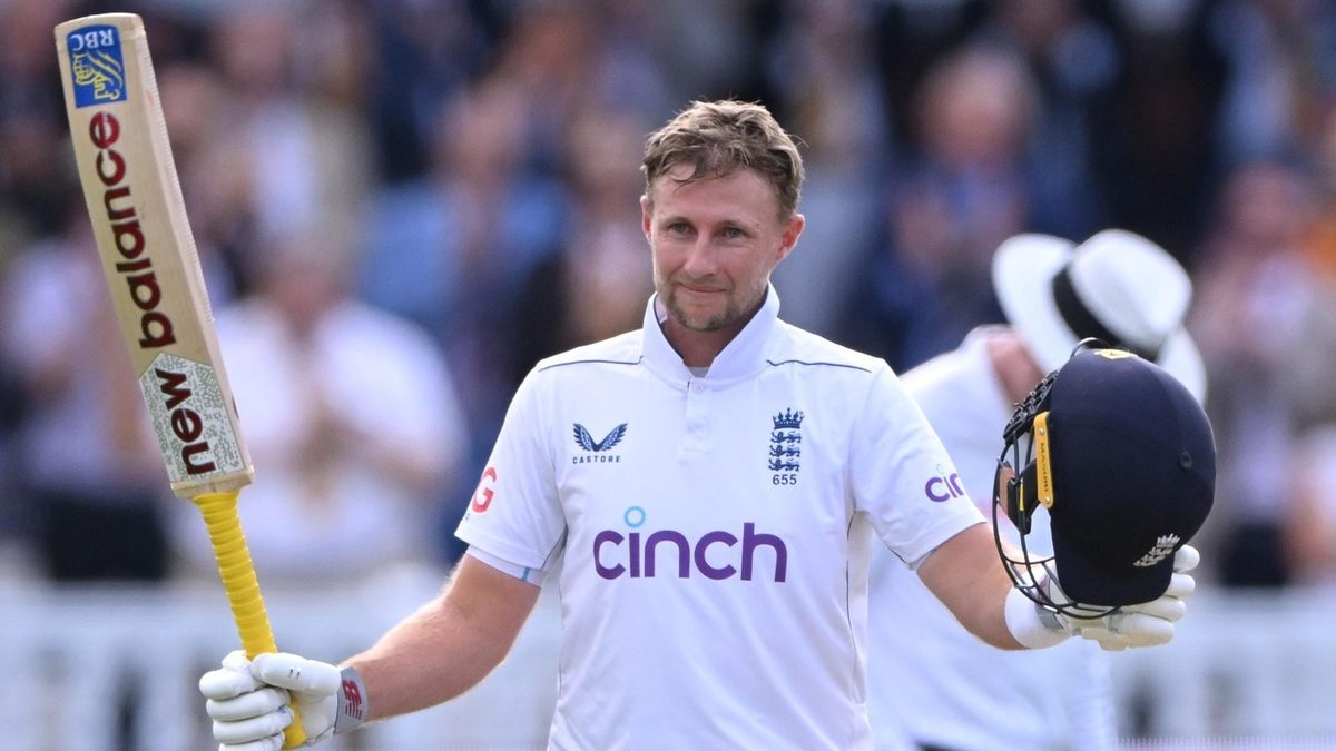 Joe Root celebrates century against Sri Lanka at Lord's