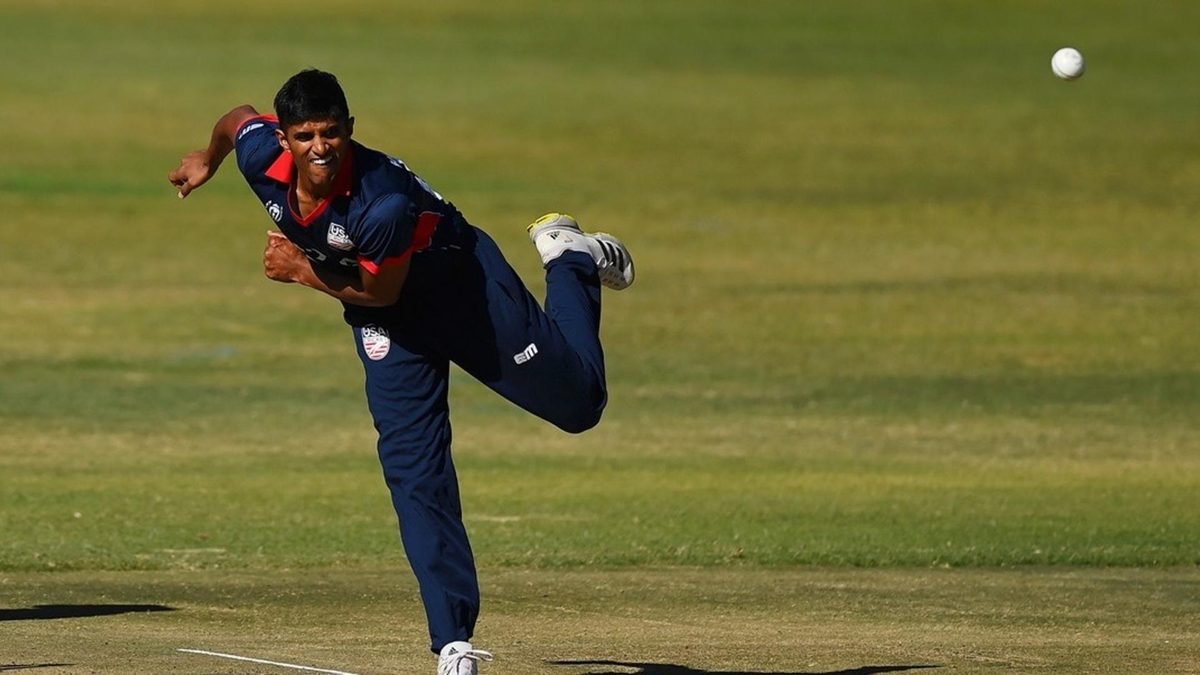 Nosthush Kenjige helped USA defend the lowest total in a full-length men’s ODI