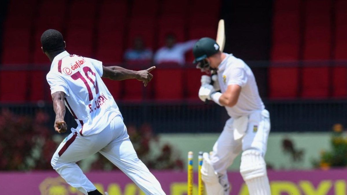 Shamar Joseph five-for vs SA