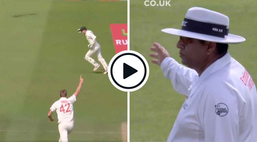 Watch: Joe Root given a life on one after Cam Green oversteps moments after Lyon hobbles off injured