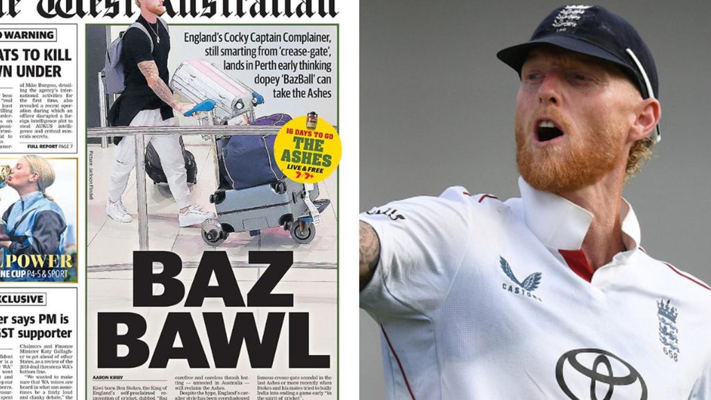 ‘Just Puerile’ – Surat Kabar Australia Diejek Karena ‘Baz Bawl’ Memberi Label Halaman Depan Stokes ‘Cocky Complainer’ | Berita Kriket Hari Ini