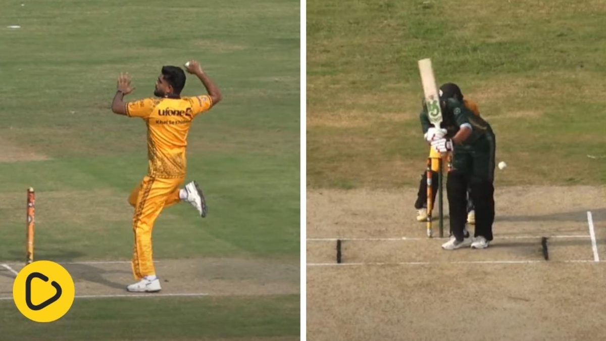 Babar Azam bowling off spin