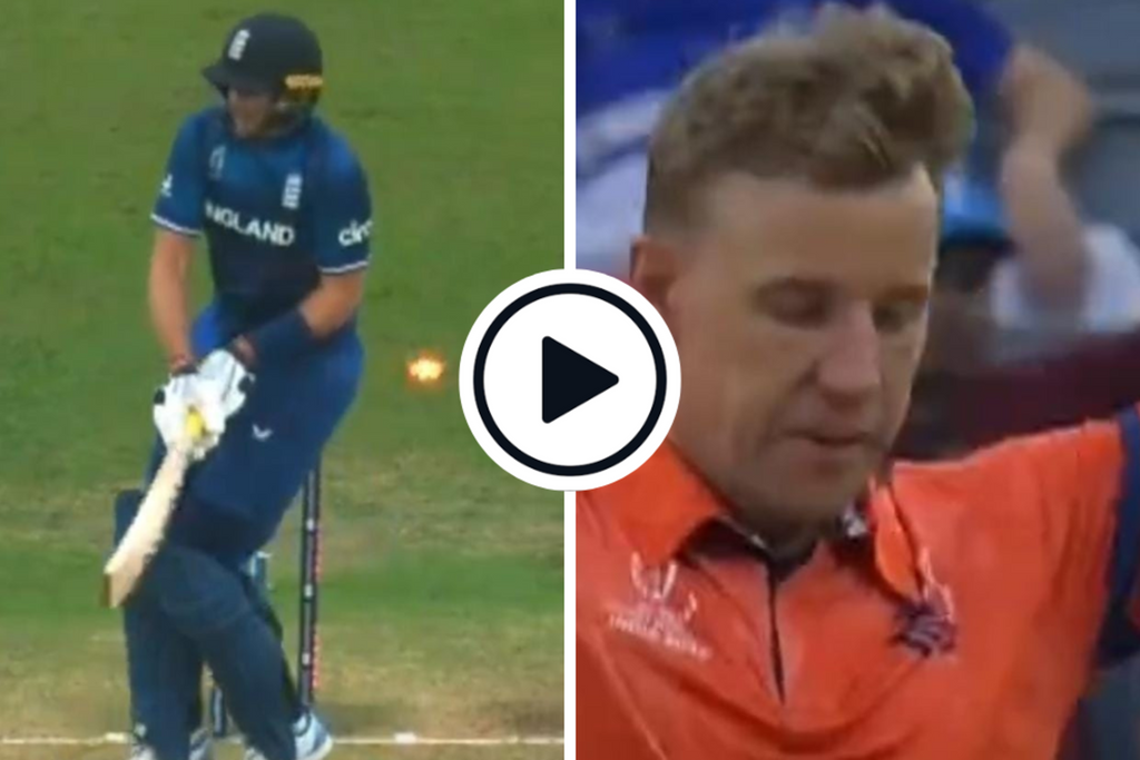 Watch: Joe Root gets nutmegged as reverse ramp goes wrong | CWC 2023