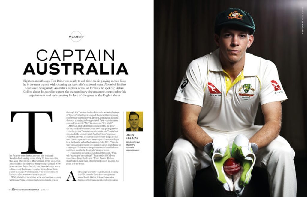 Tim Paine exclusive interview