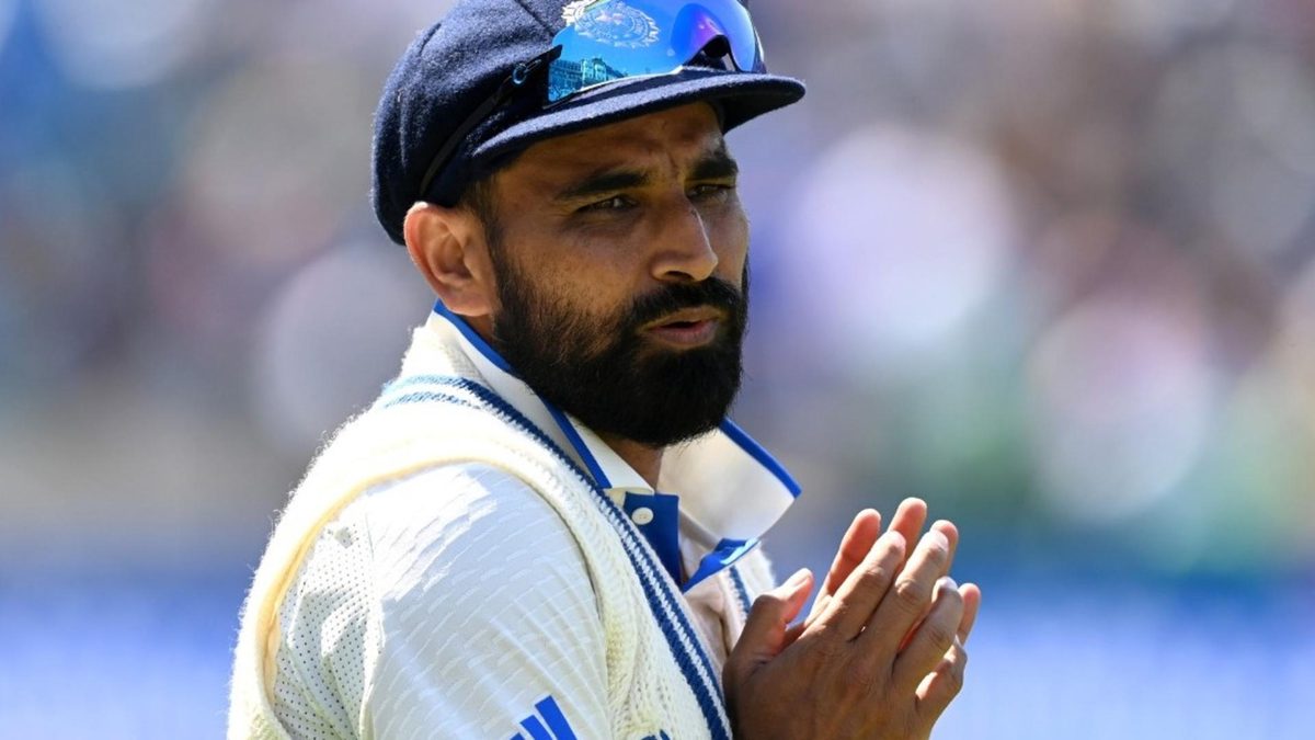 Mohammed Shami fields during the World Test Championship final - he has not recovered from an ankle injury and will not play against Bangladesh