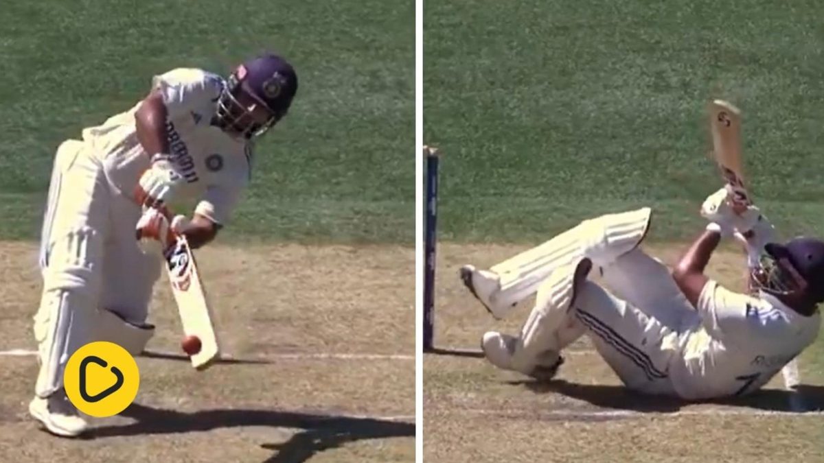 Watch: India wicketkeeper Rishabh Pant pulled off an audacious ramp shot for six off Australian captain Pat Cummins during the first Test of the 2024/25 Border-Gavaskar Trophy in Perth.