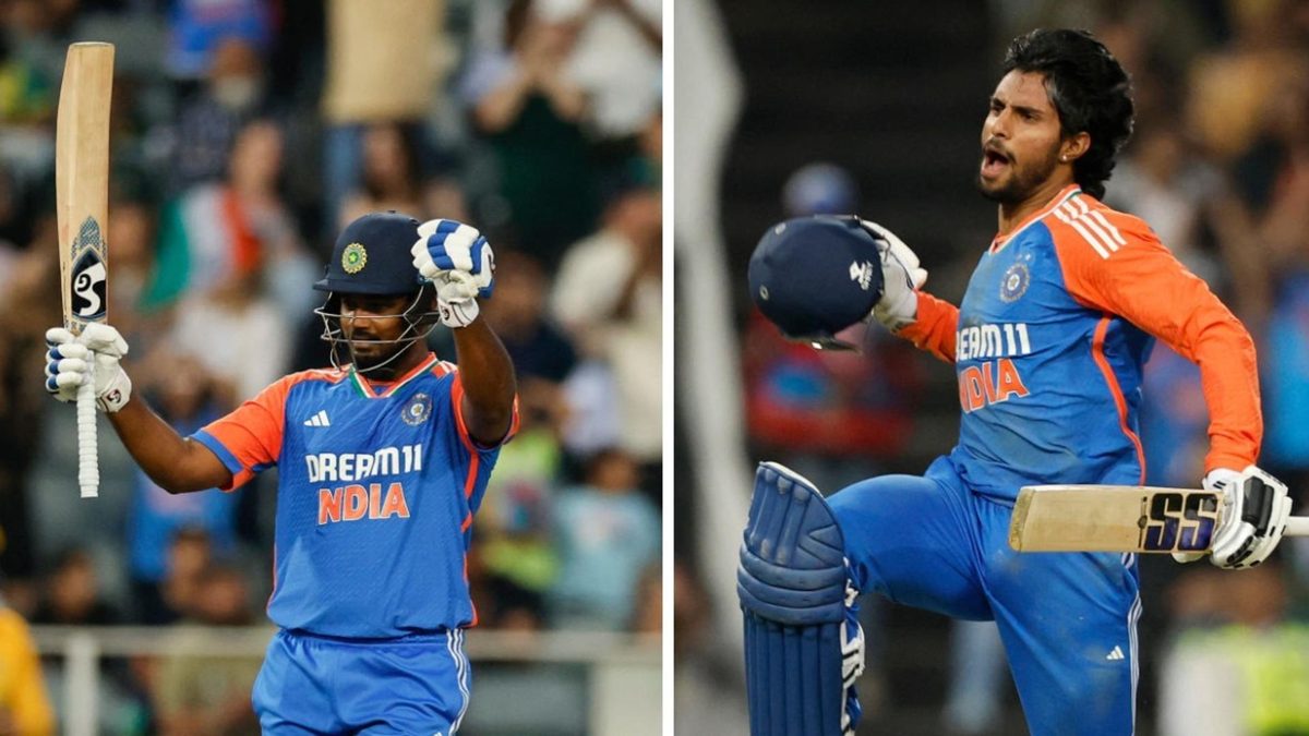 Sanju Samson and Tilak Varma both scored centuries against South Africa in the fourth T20I on Friday, helping India achieve a first for a Full member nation in men's T20I cricket.