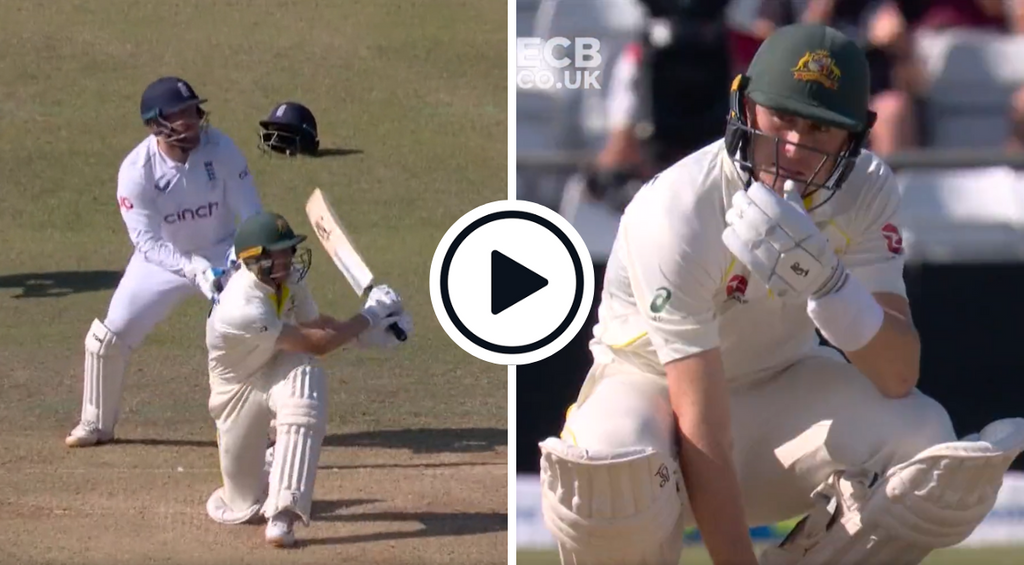 Watch: Marnus Labuschagne sinks on haunches after falling to horror shot