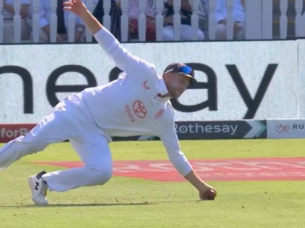 joe-root-breaks-test-catches-world-record-one-handed-lords-screamer.Click to read full article.