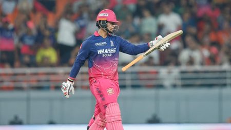97-29-vaibhav-suryavanshi-falls-just-short-of-fastest-ipl-hundred.Click to read full article.