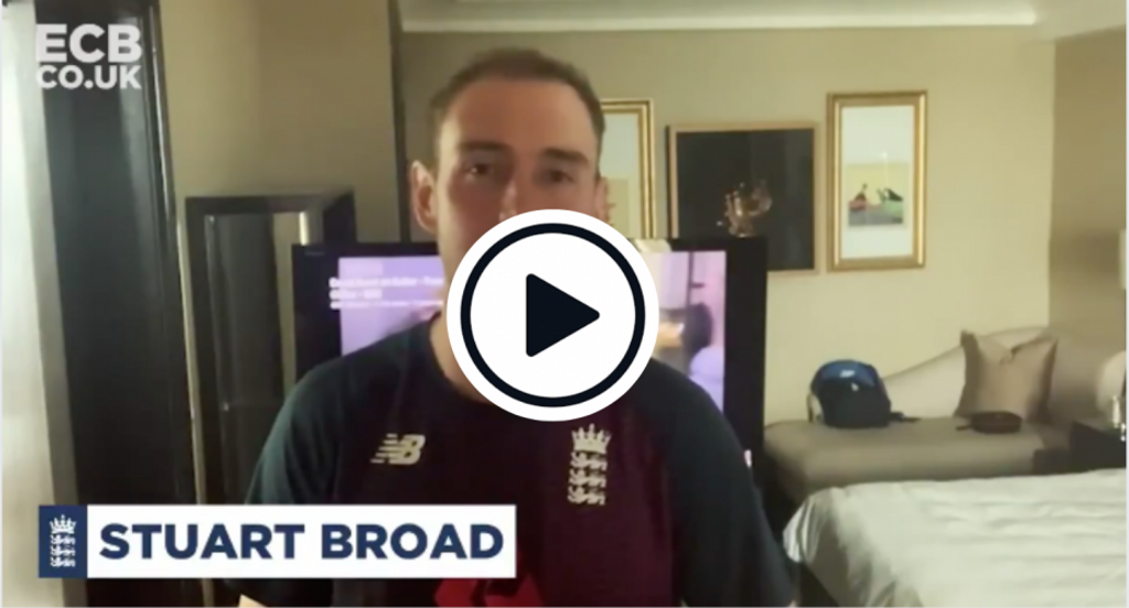 Watch: Stuart Broad posts hilarious unedited Office-referencing tribute to Joe Root on his 100th Test