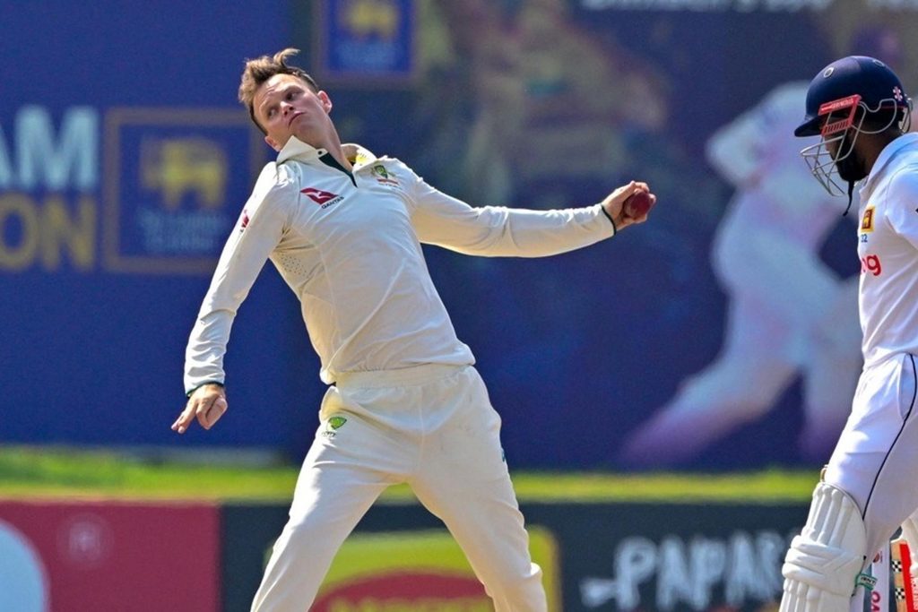 Australia spinner reported for suspect action during Sri Lanka Tests