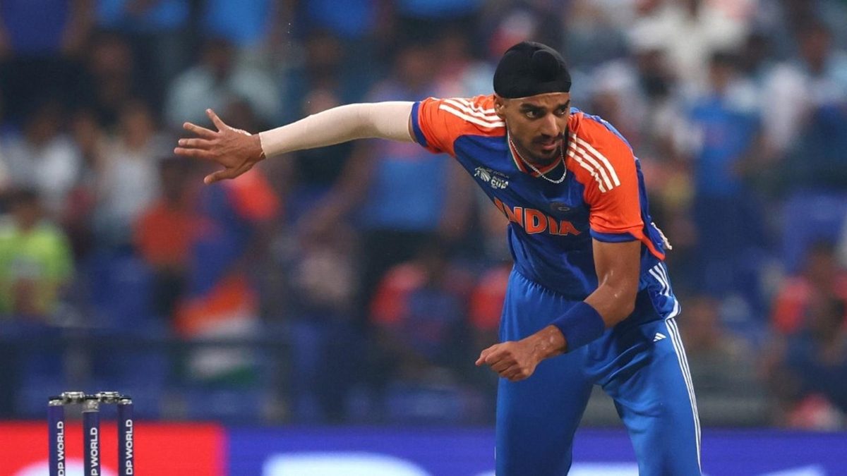Arshdeep Singh in action against Oman in Asia Cup 2025