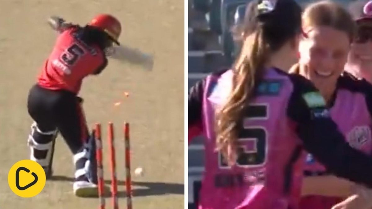 Deandra Dottin bowled by Caoimhe Bray at WBBL 2024