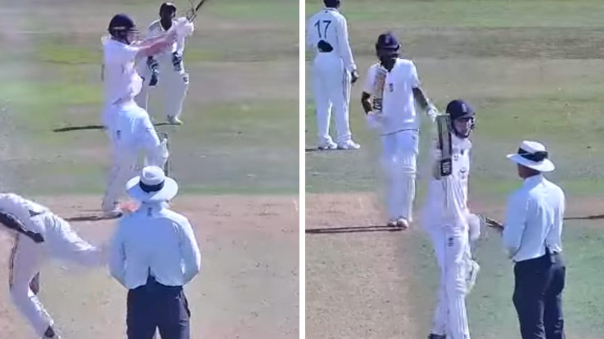 Rocky Flintoff hits 93 in the first Youth Test against India