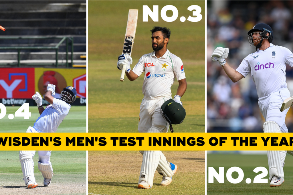 2022 in Review: Wisden’s men’s Test innings of the year, Nos.5-1
