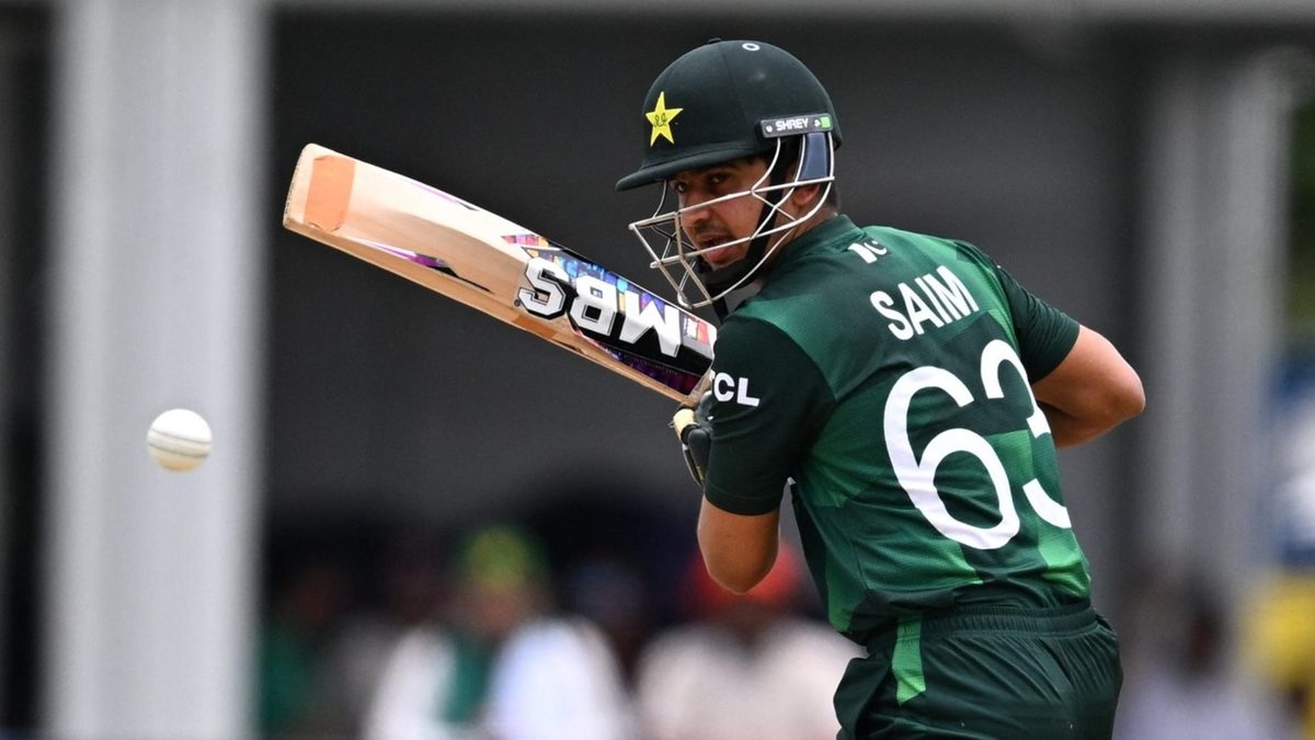 Saim Ayub scored a century against Stallions in the 2024 Champions Cup