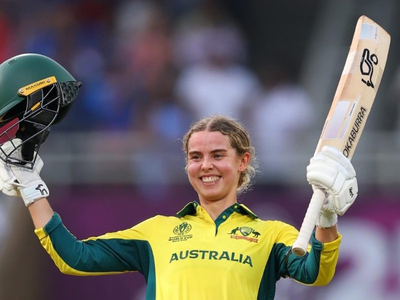 australia-phoebe-litchfield-breaks-day-old-laura-wolvaardt-world-cup-record-semi-final-ton-against-india.Click to read full article.