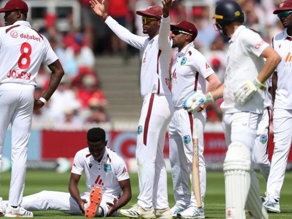 shamar-joseph-walks-off-injured-mid-over-on-day-2-of-lords-test.Click to read full article.