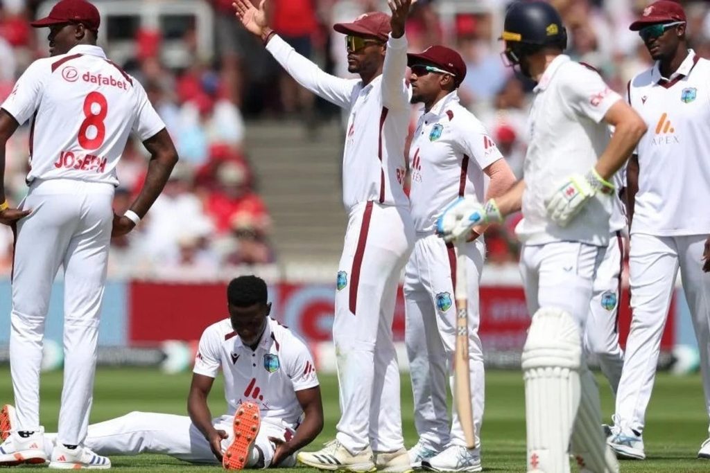 Shamar Joseph walks off injured mid-over on Day 2 of Lord's Test