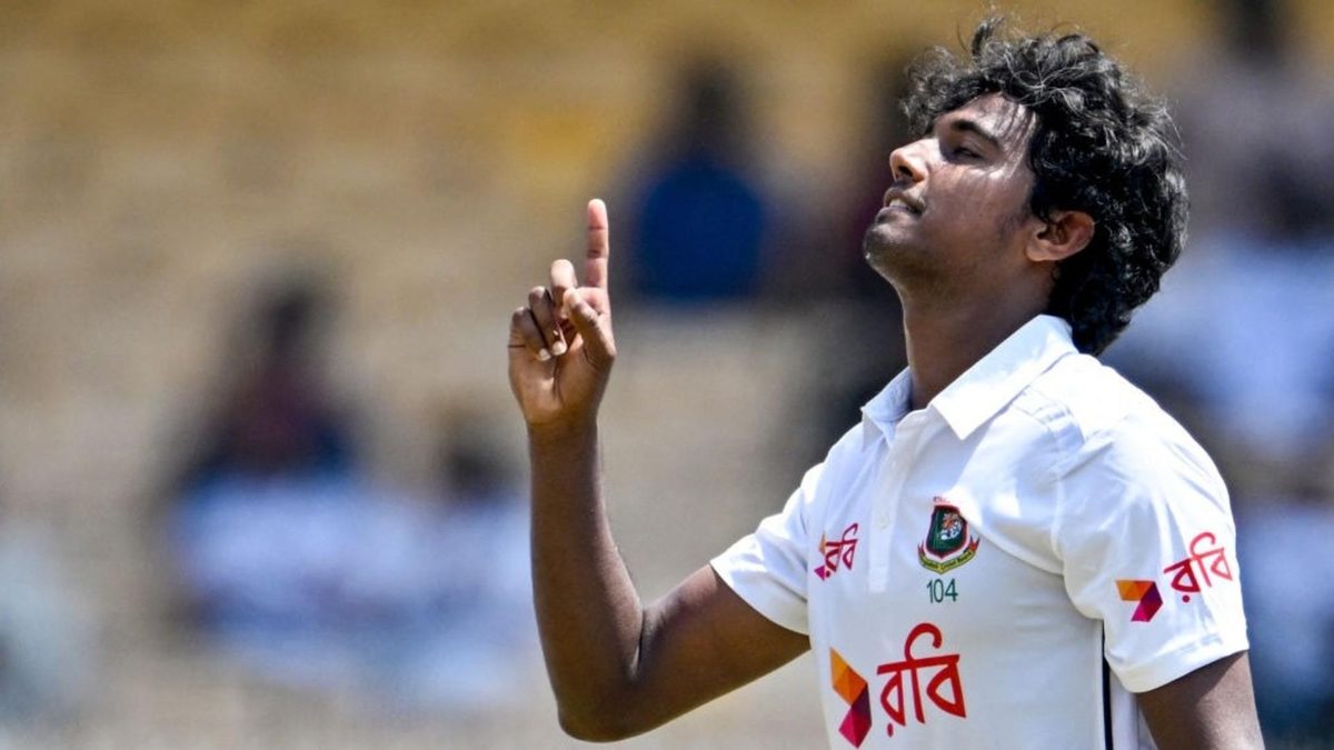 Bangladesh pacer Hasan Mahmud created history with his haul of 5-83 against India in the first Test between the sides in Chennai.