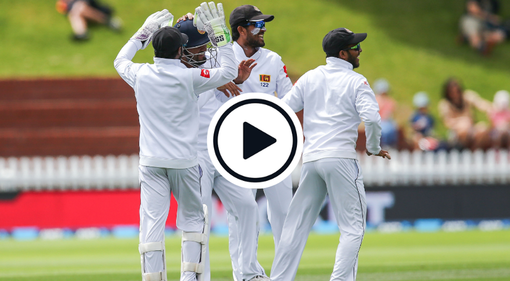 Watch: Niroshan Dickwella misses high five, hits teammate in the face
