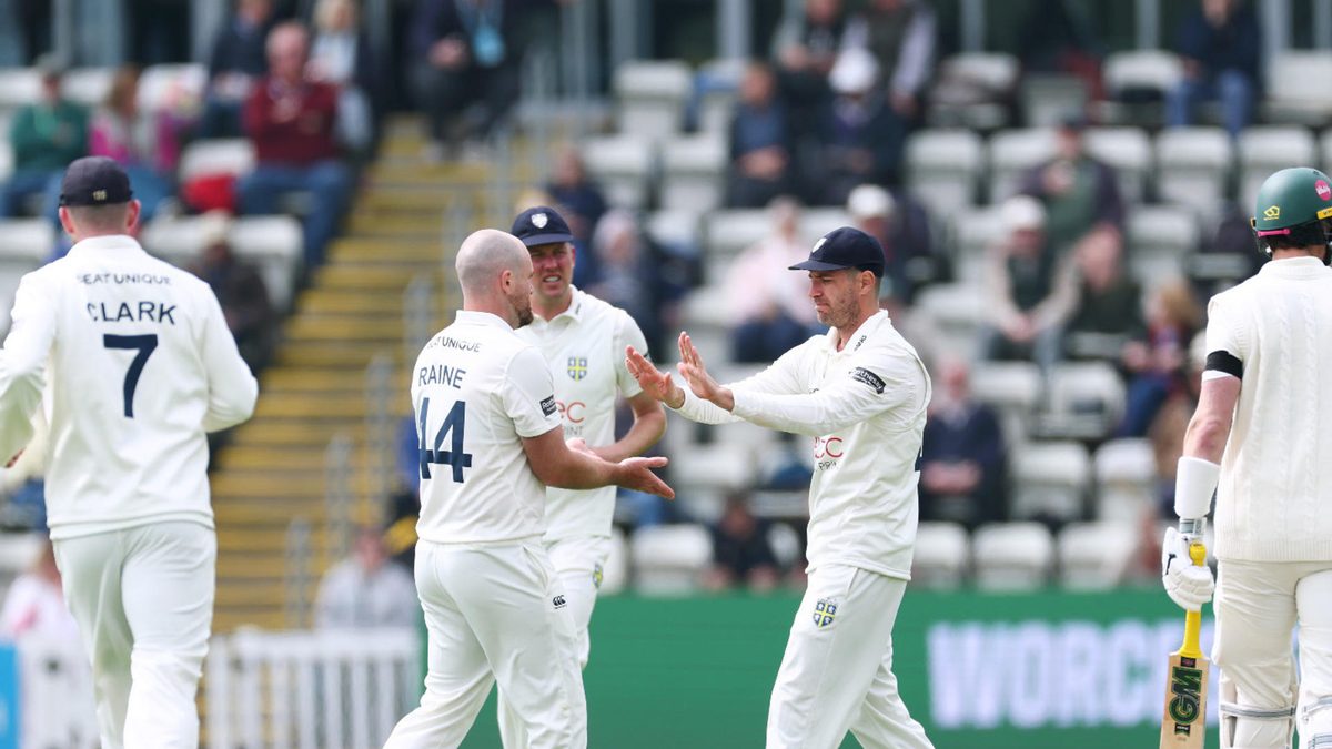 Will Rhodes and Collin Ackerman were dismissed by the team they had reached 57. England Test hopeful McKinney’s 34 featuring five boundaries got them close before he was dismissed at 72. Wicketkeeper Ollie Robinson (22 off 27 balls), another England Test contender, and Graham Clark (20 off 25) saw through the innings to take them home in just 26.3 overs