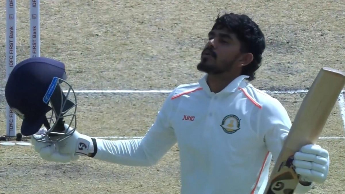 Vidarbha's Yash Rathod continued his golden run of form in domestic cricket with a century against Tamil Nadu on Monday (November 3).