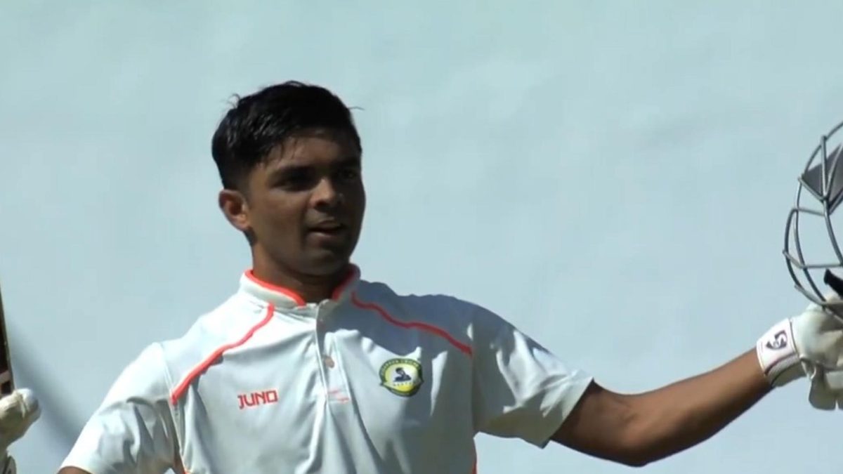 Danish Malewar made a hundred in the Ranji final