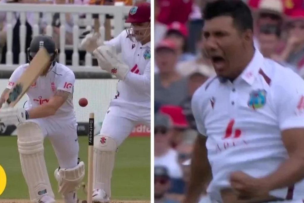 Watch: Ben Stokes' middle stump knocked out by ripping Motie turner