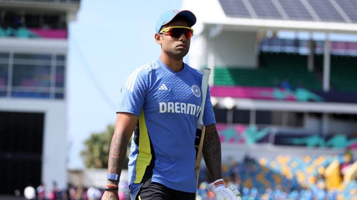 Suryakumar Yadav in action for India